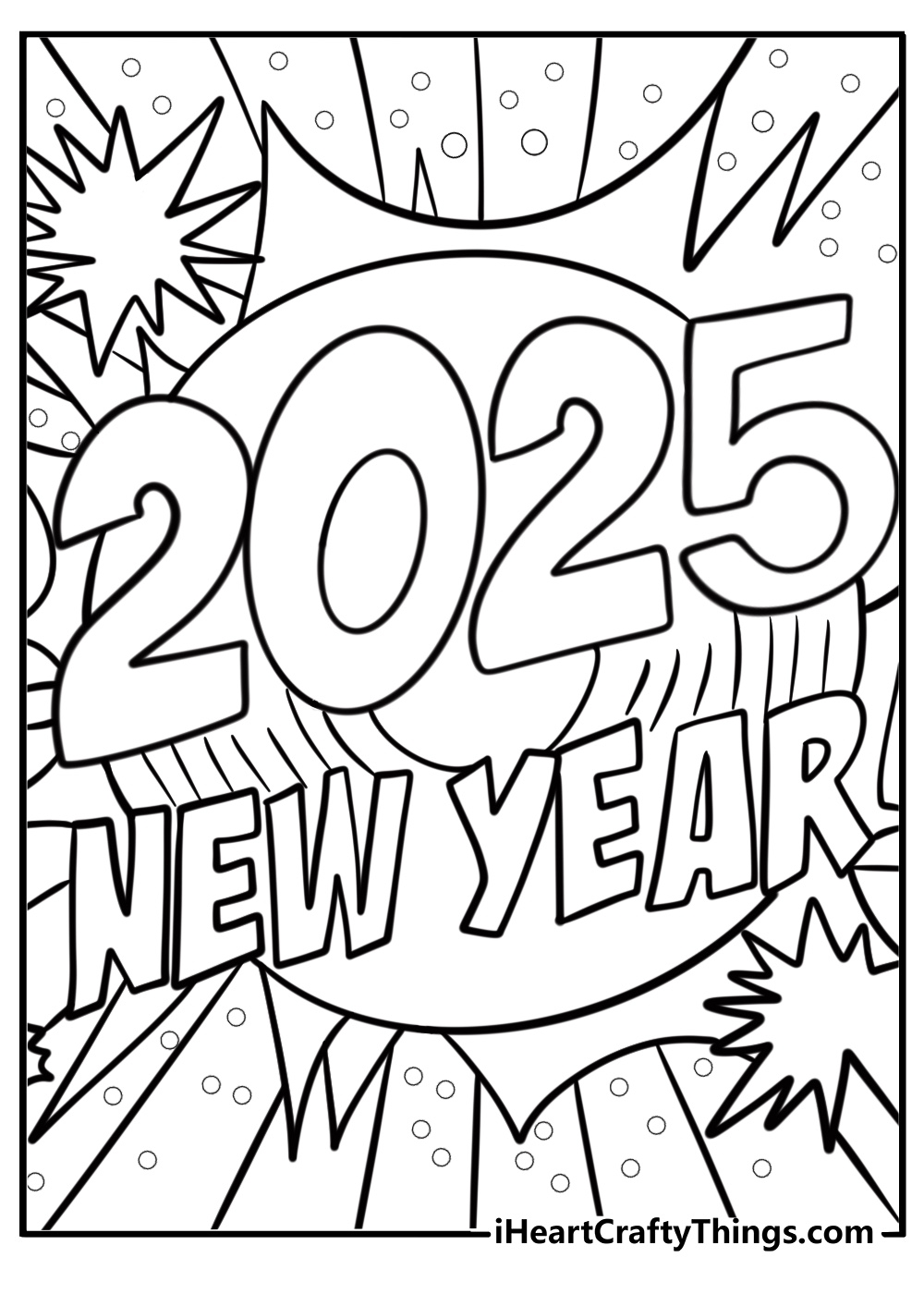 25 New Year s Coloring Pages 100 Free To Print PDF Sheets