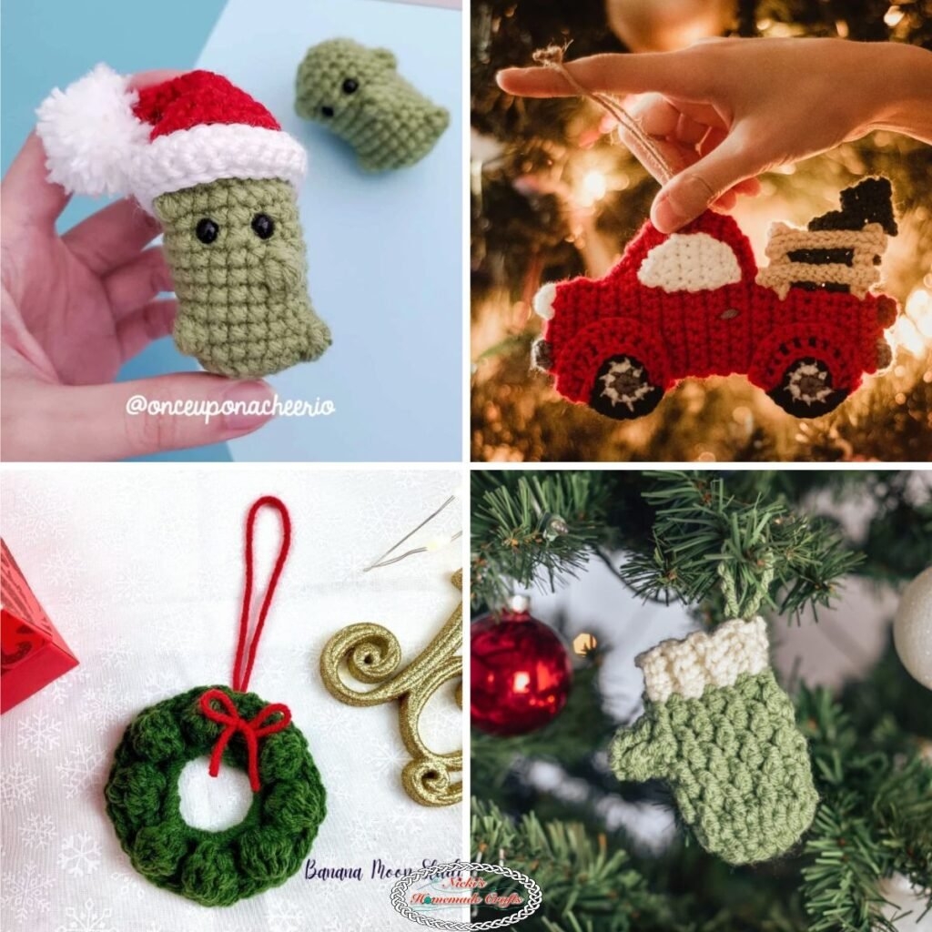 free crochet christmas ornament patterns