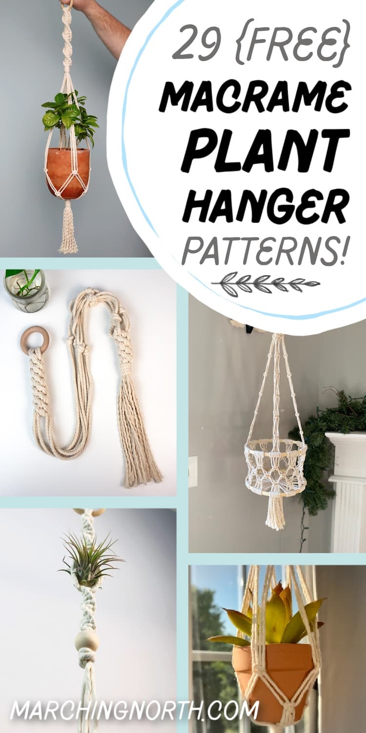 29 Free Step By Step Macrame Plant Hanger Patterns with Tutorials Video 