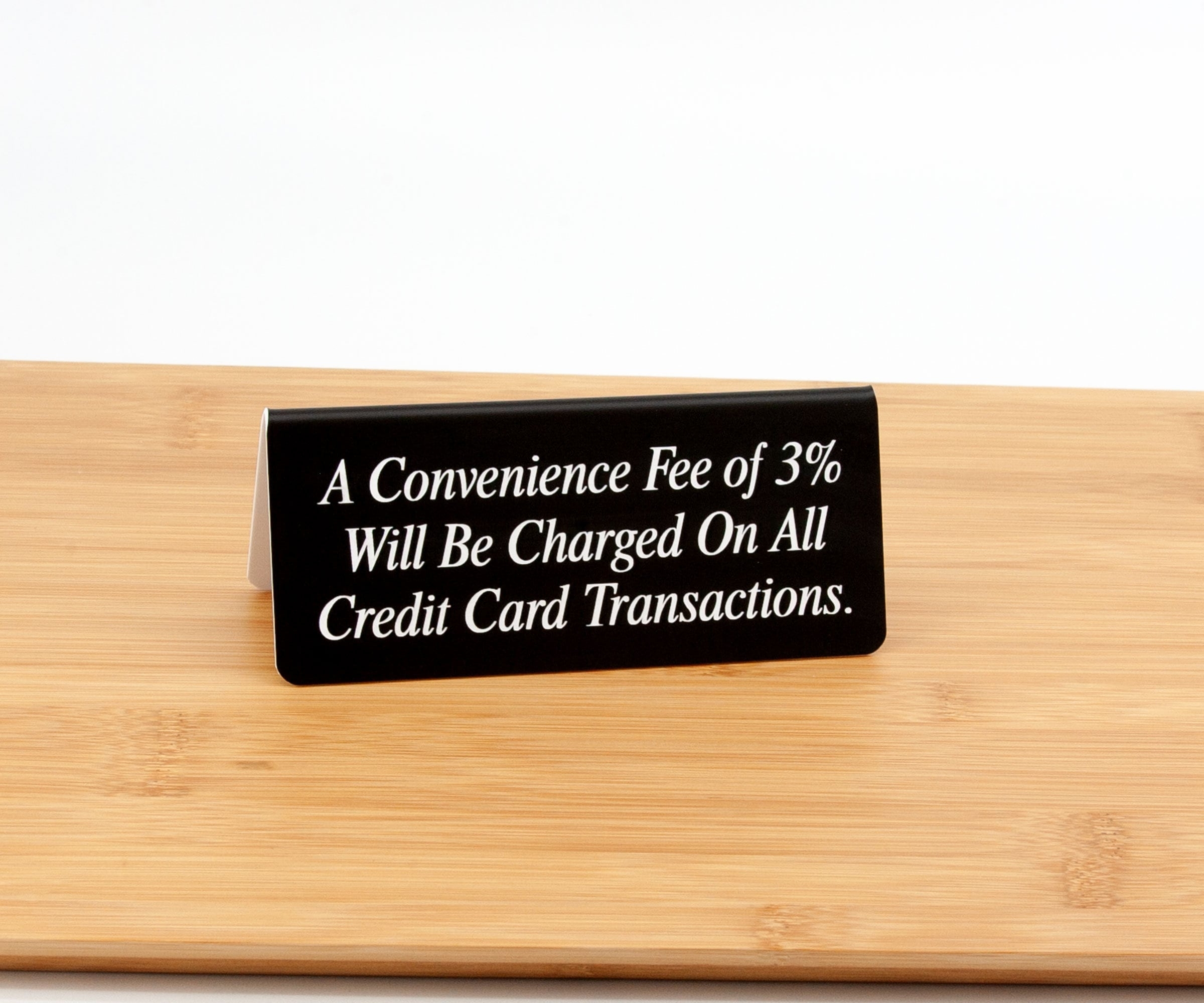 2pk Credit Card Payment Signs W Convenience Fee Engraved Counter Display Tent Style Free Shipping Etsy 2pk Credit Card Payment Signs W Convenience Fee Engraved Counter Display Tent Style Free Shipping Etsy