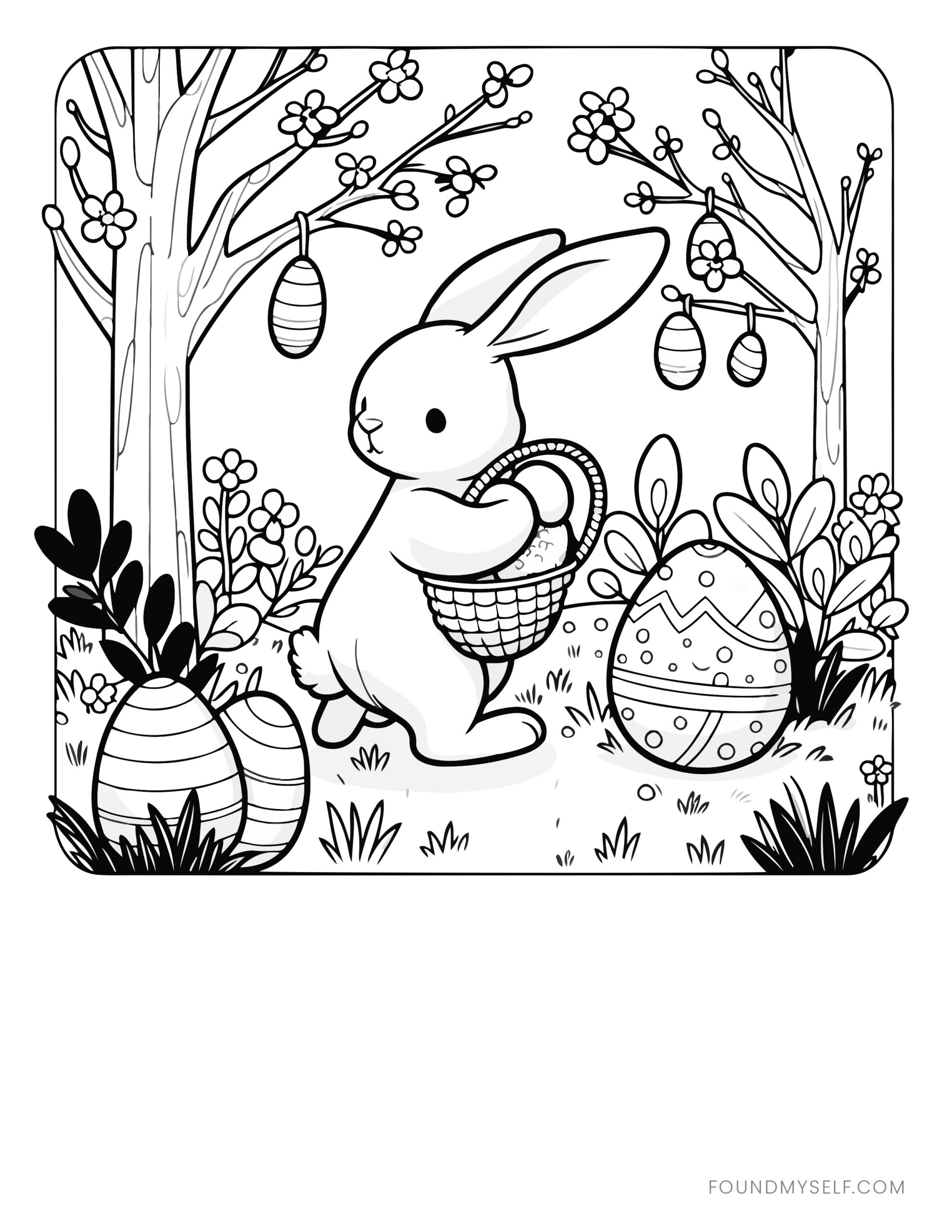 30 Free Printable Easter Coloring Pages