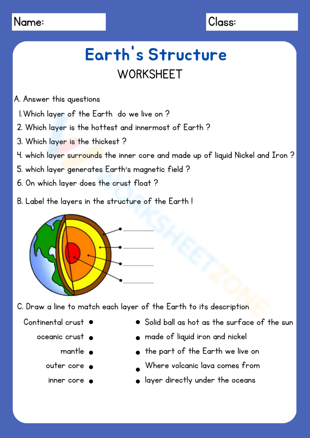 30 Layers Of The Earth Worksheets 2024 Worksheets Library 30 Layers Of The Earth Worksheets 2024 Worksheets Library