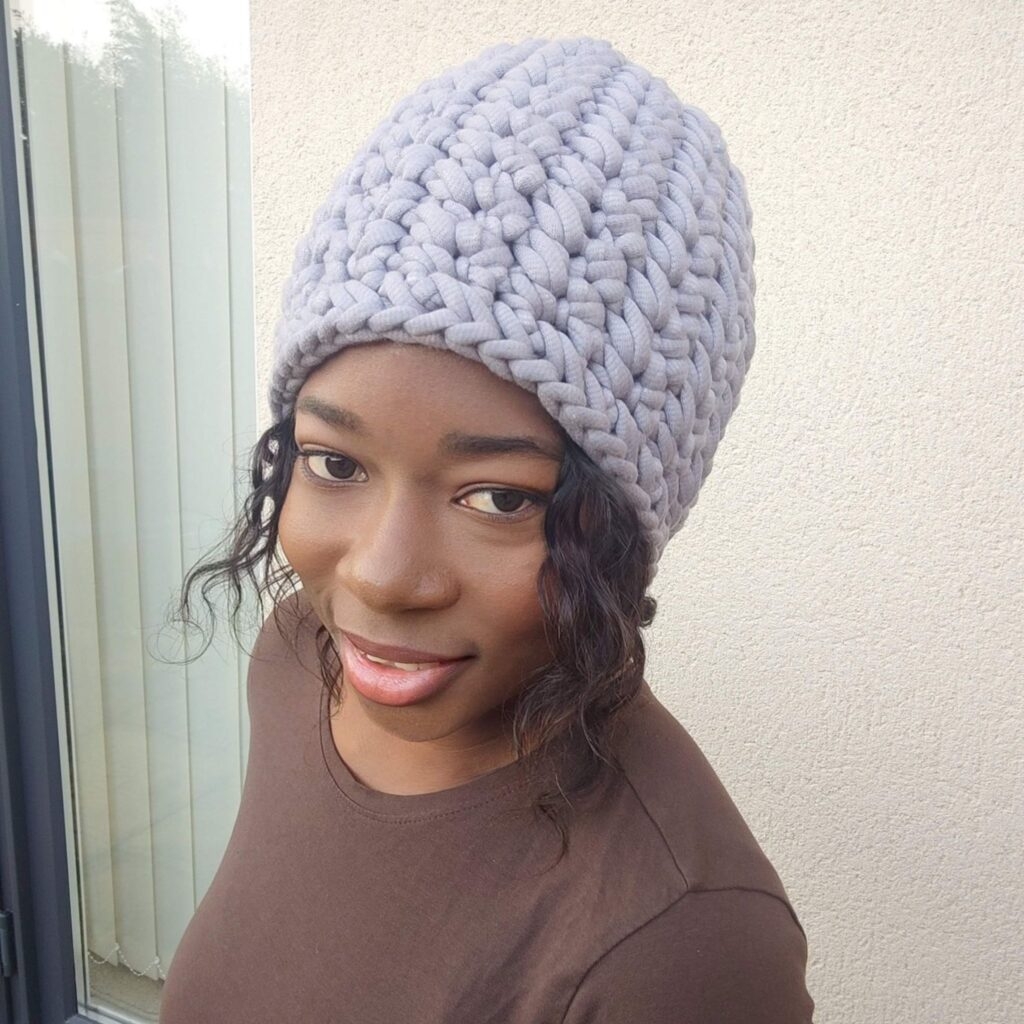 30 minute Easy Crochet Hat Free Pattern Fosbas Designs