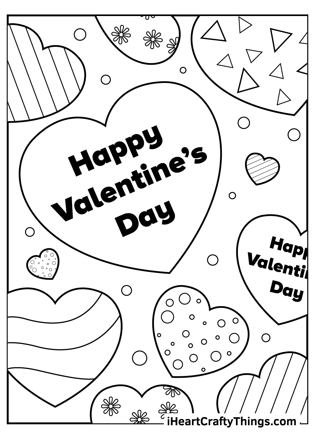 valentine's day coloring page valentine's day coloring page