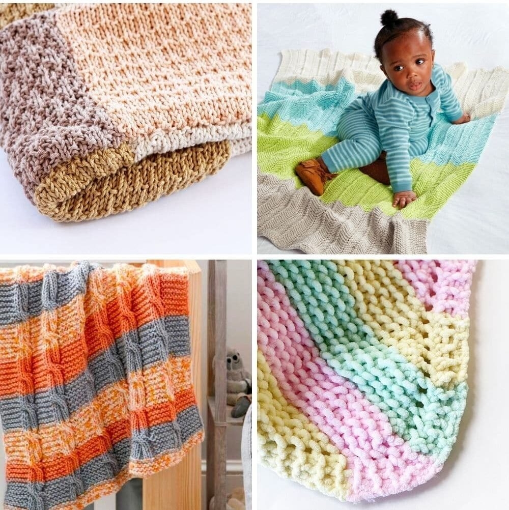 31 Free Baby Blanket Knitting Patterns Easy Knit Blankets Handy Little Me