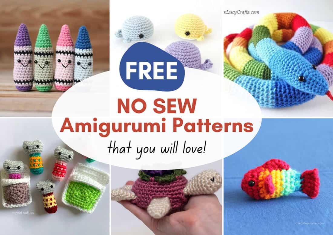 31 Free No Sew Amigurumi Patterns That You Will Love 31 Free No Sew Amigurumi Patterns That You Will Love