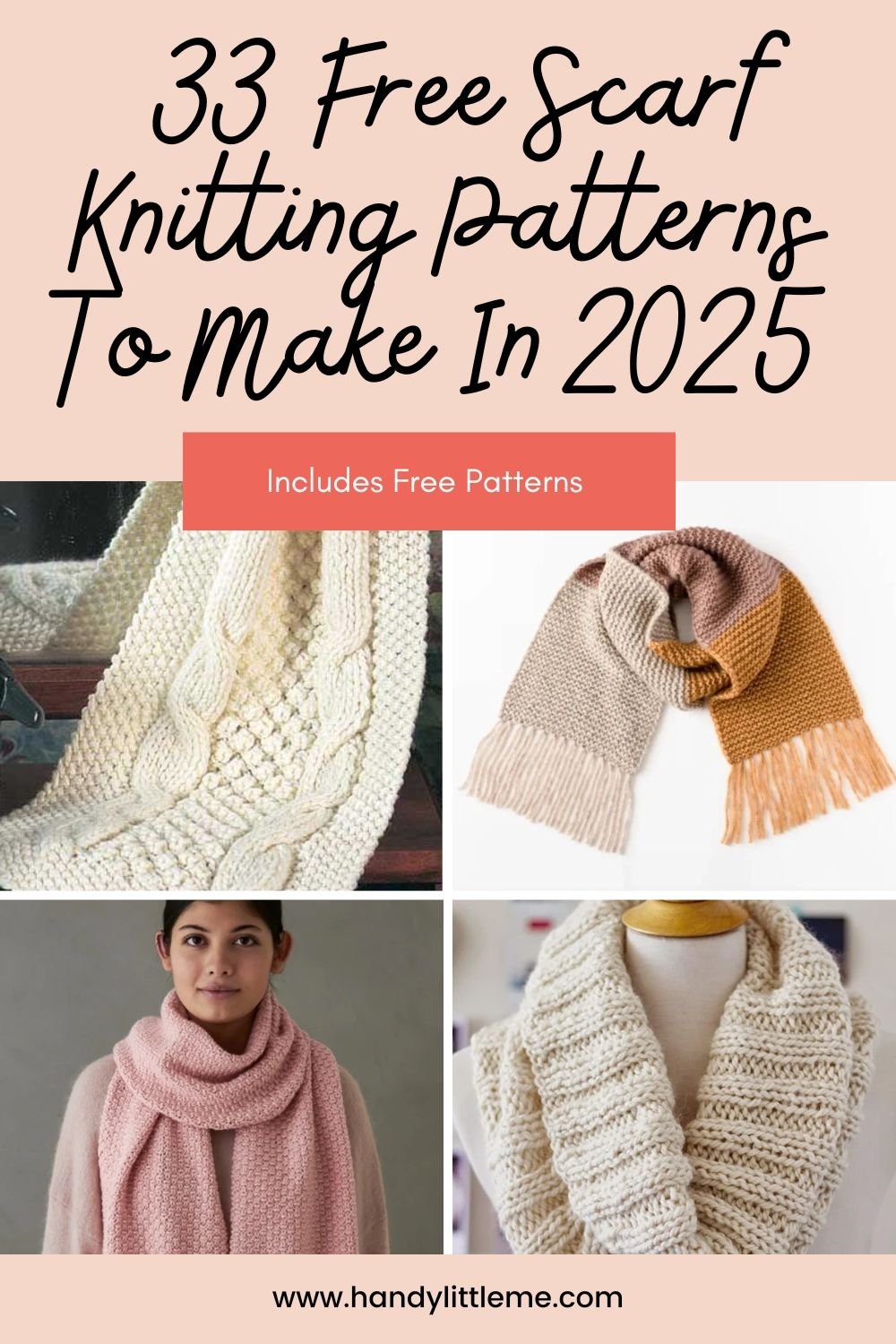 33 Free Scarf Knitting Patterns To Make In 2025 Handy Little Me