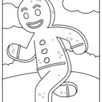 35 Christmas Gingerbread Man Coloring Pages Free Printables