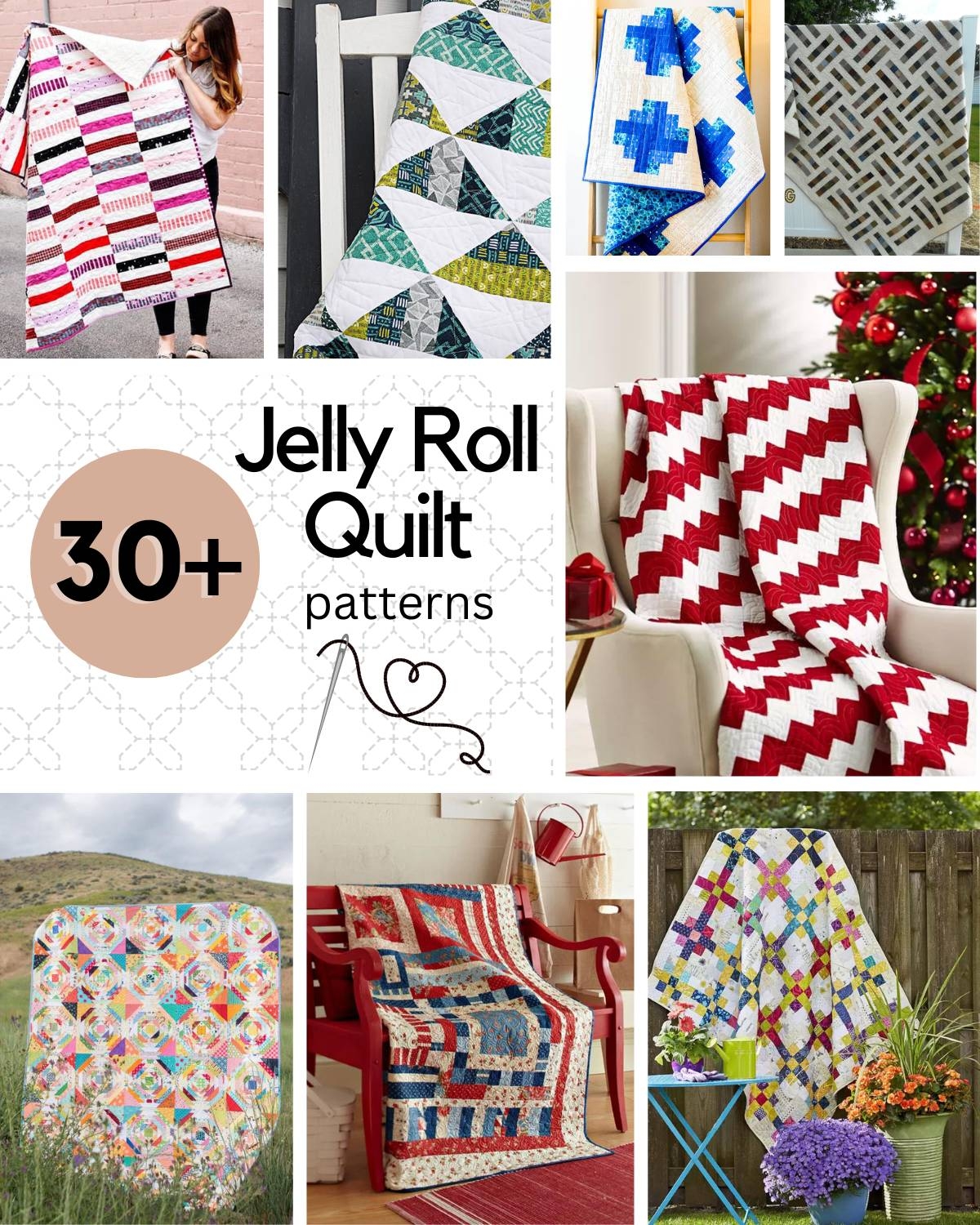 37 Must Try Jelly Roll Quilt Patterns Craft Passion