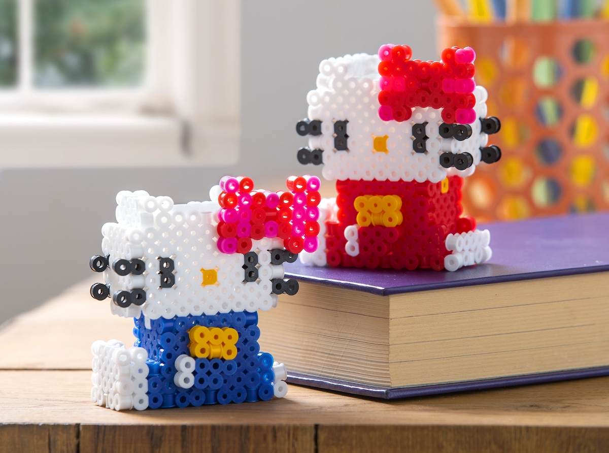 3D Hello Kitty Characters Perler Beads DIY Candy 3D Hello Kitty Characters Perler Beads DIY Candy
