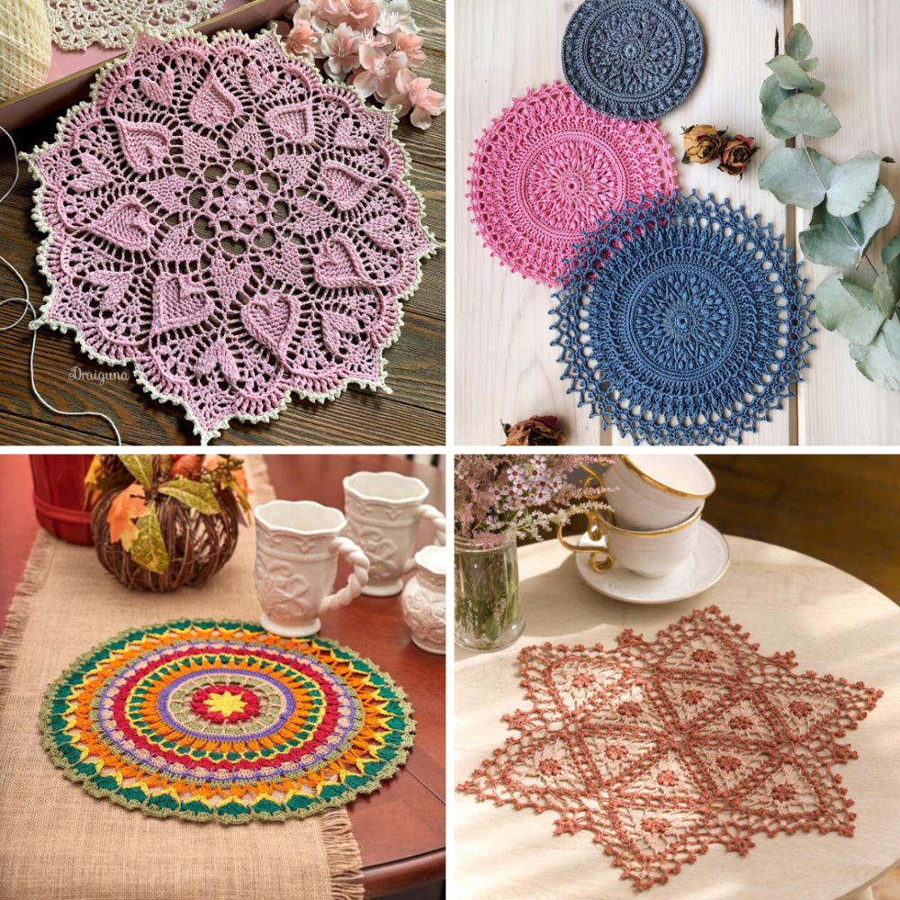 40 Eye Catching And Free Crochet Doily Patterns Cream Of The Crop Crochet