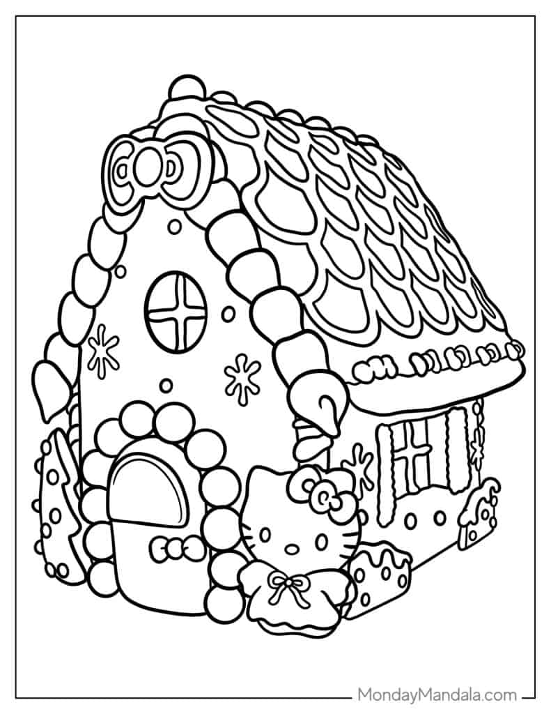 40 Gingerbread House Coloring Pages Free PDF Printables 40 Gingerbread House Coloring Pages Free PDF Printables