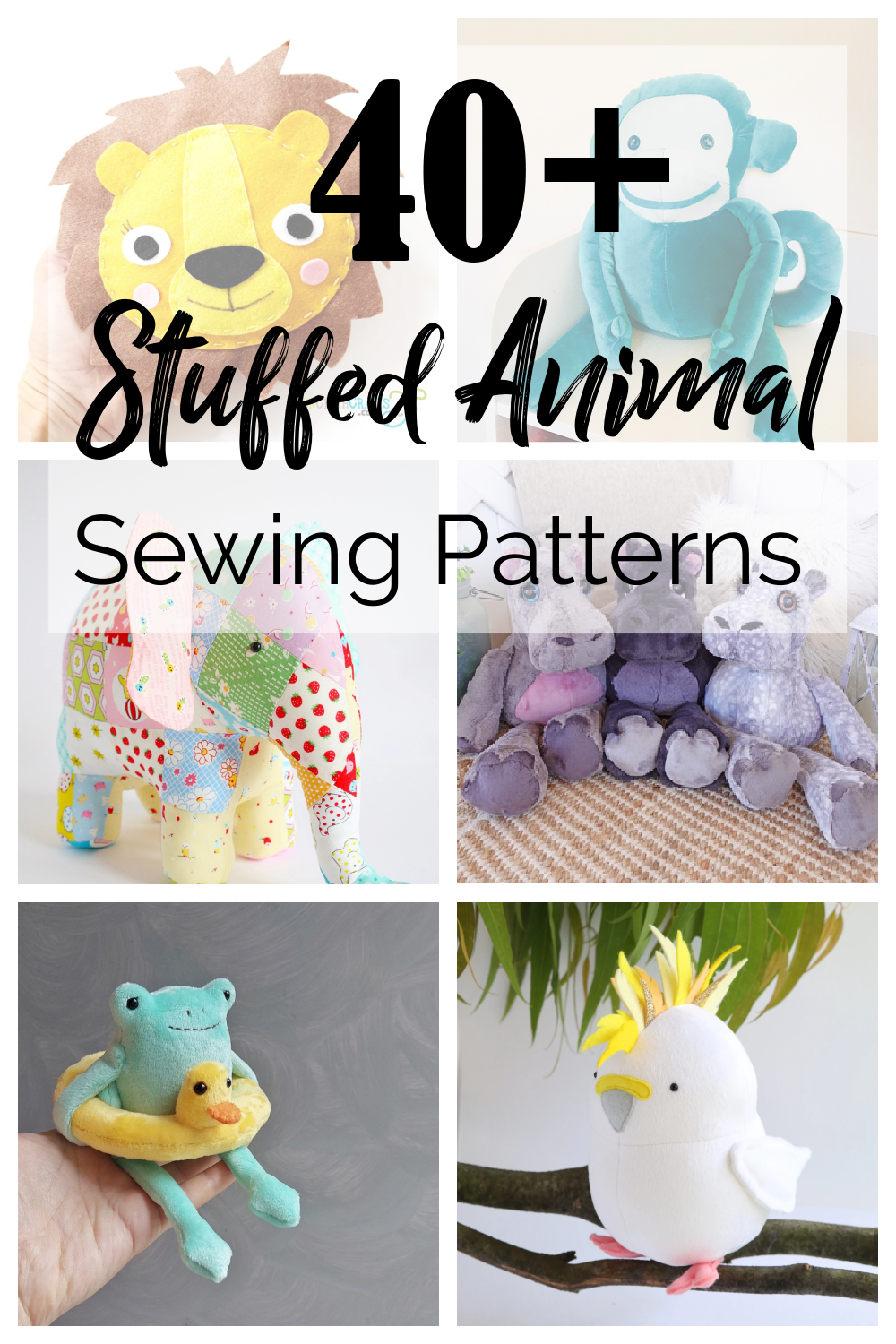 40 Sewing Tutorials For Stuffed Animals Adventures Of A DIY Mom