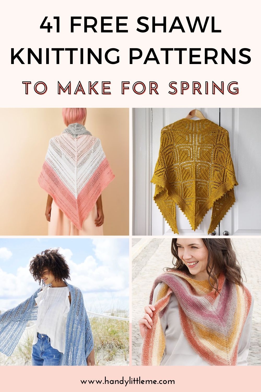 41 Free Shawl Knitting Patterns Perfect For Spring Handy Little Me