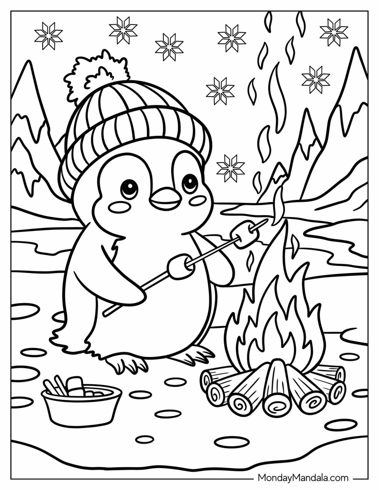 penguin colouring in pages penguin colouring in pages