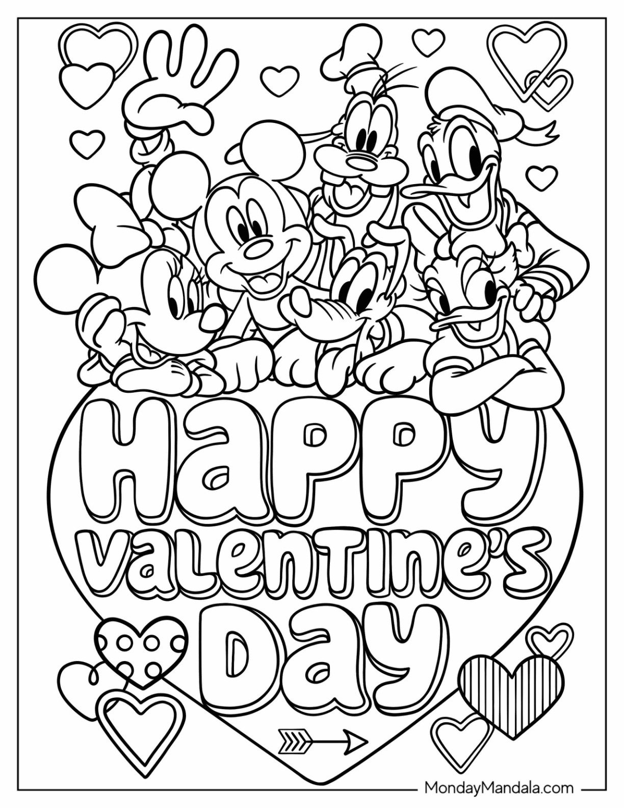 valentine's day color pages valentine's day color pages