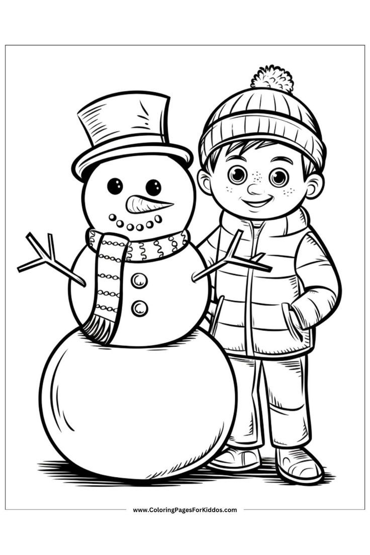 printable winter coloring pages