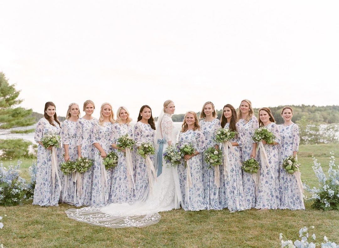 45 Floral Bridesmaid Dresses To Add To Your Vision Board Ruffled