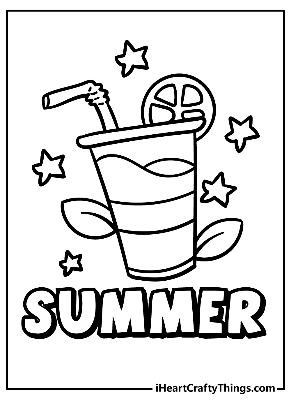 45 Summer Coloring Pages Free To Print Detailed PDF Sheets 