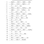49 Balancing Chemical Equations Worksheets with Answers
