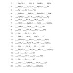 49 Balancing Chemical Equations Worksheets with Answers