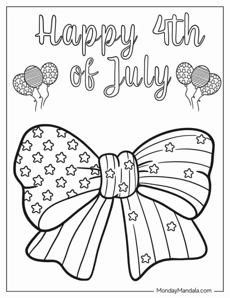 july 4 coloring pages