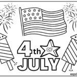4th Of July Independence Day Coloring Page 1 Ezpzlearn