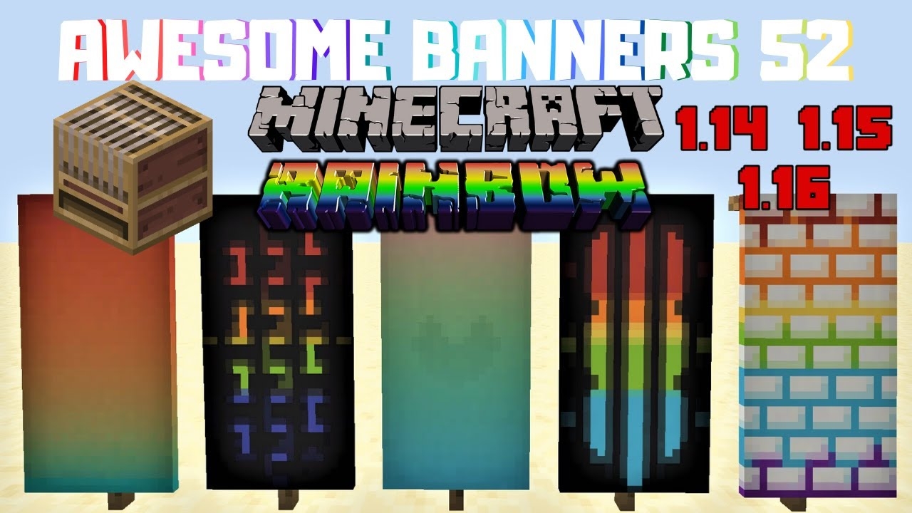 5 AWESOME MINECRAFT BANNER DESIGNS WITH TUTORIAL 52 LOOM YouTube 5 AWESOME MINECRAFT BANNER DESIGNS WITH TUTORIAL 52 LOOM YouTube