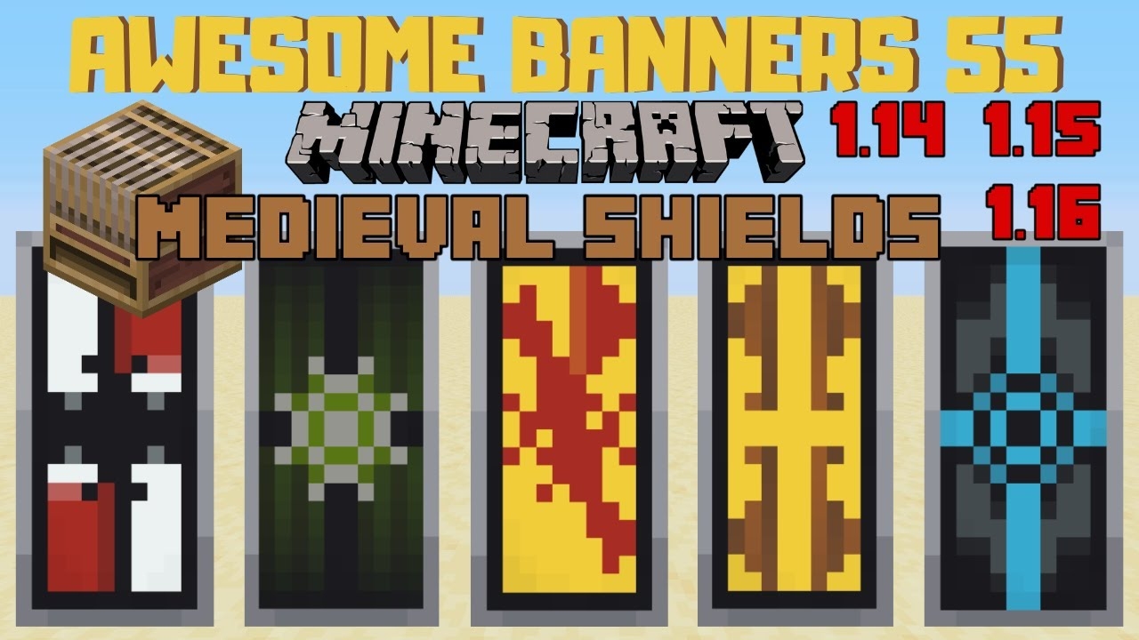  5 AWESOME MINECRAFT BANNER DESIGNS WITH TUTORIAL 55 LOOM YouTube