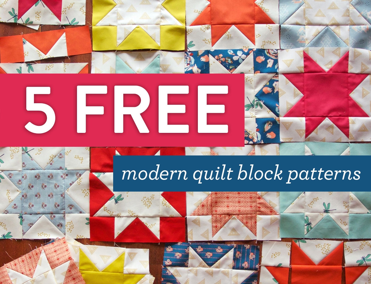 5 Free Modern Quilt Block Patterns Suzy Quilts 5 Free Modern Quilt Block Patterns Suzy Quilts