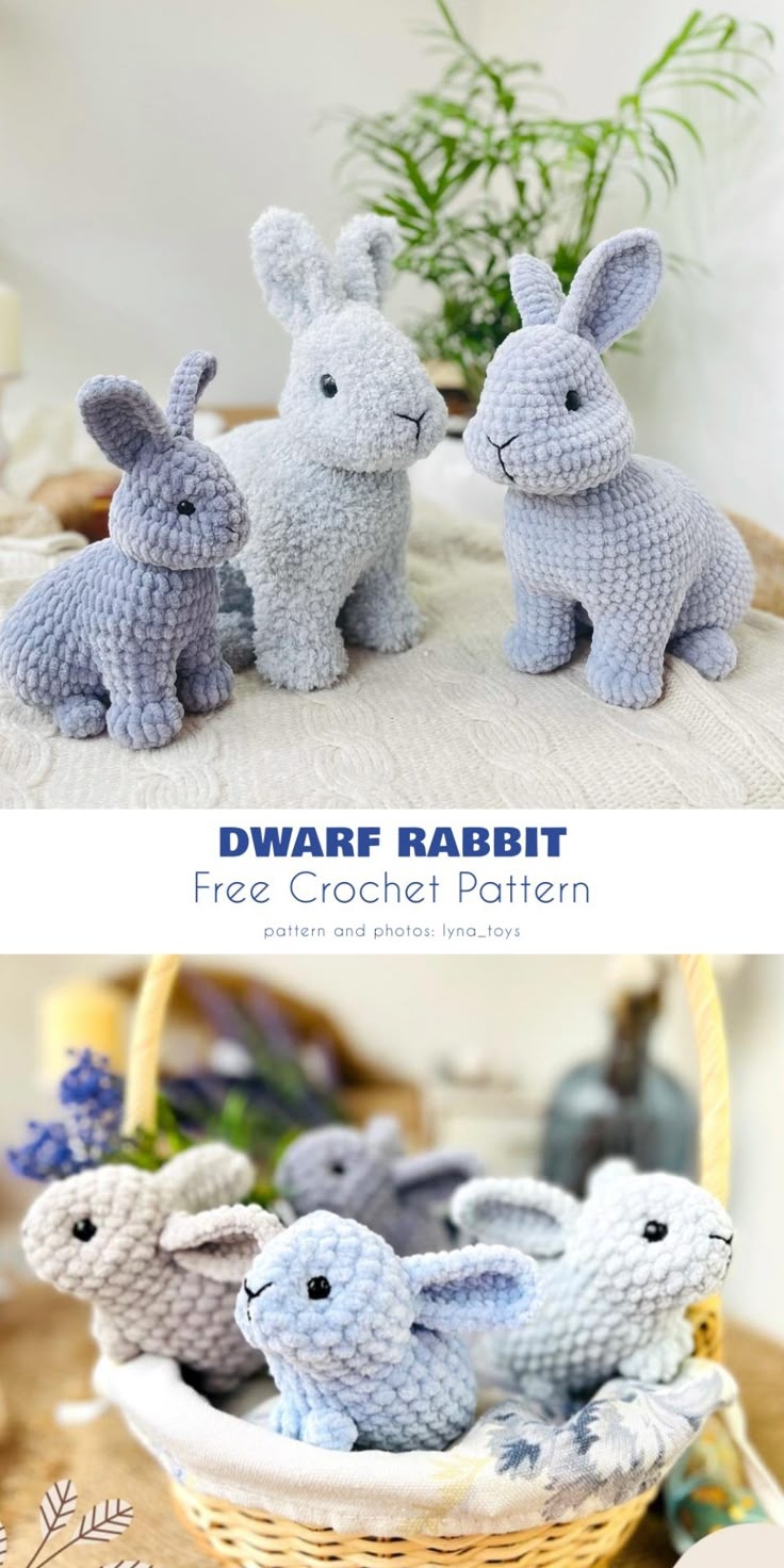 free crochet bunny pattern