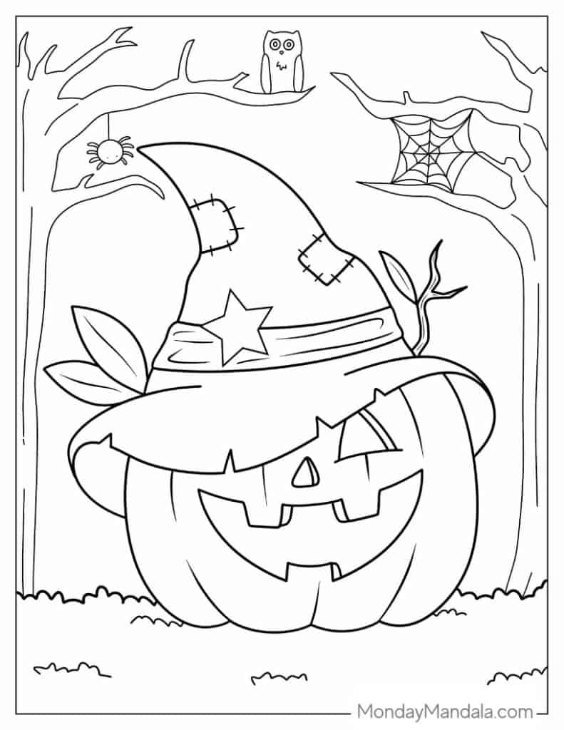 free printable halloween coloring sheets