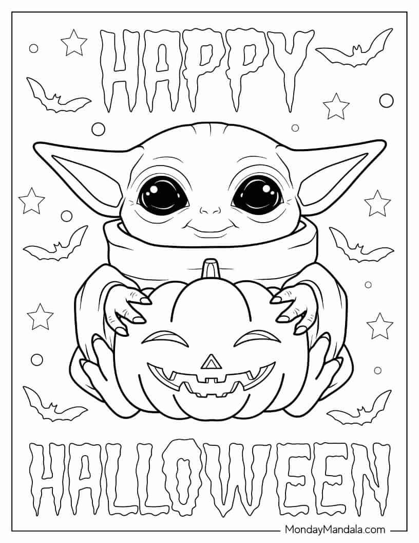 500 Halloween Coloring Pages Free PDF Printables 