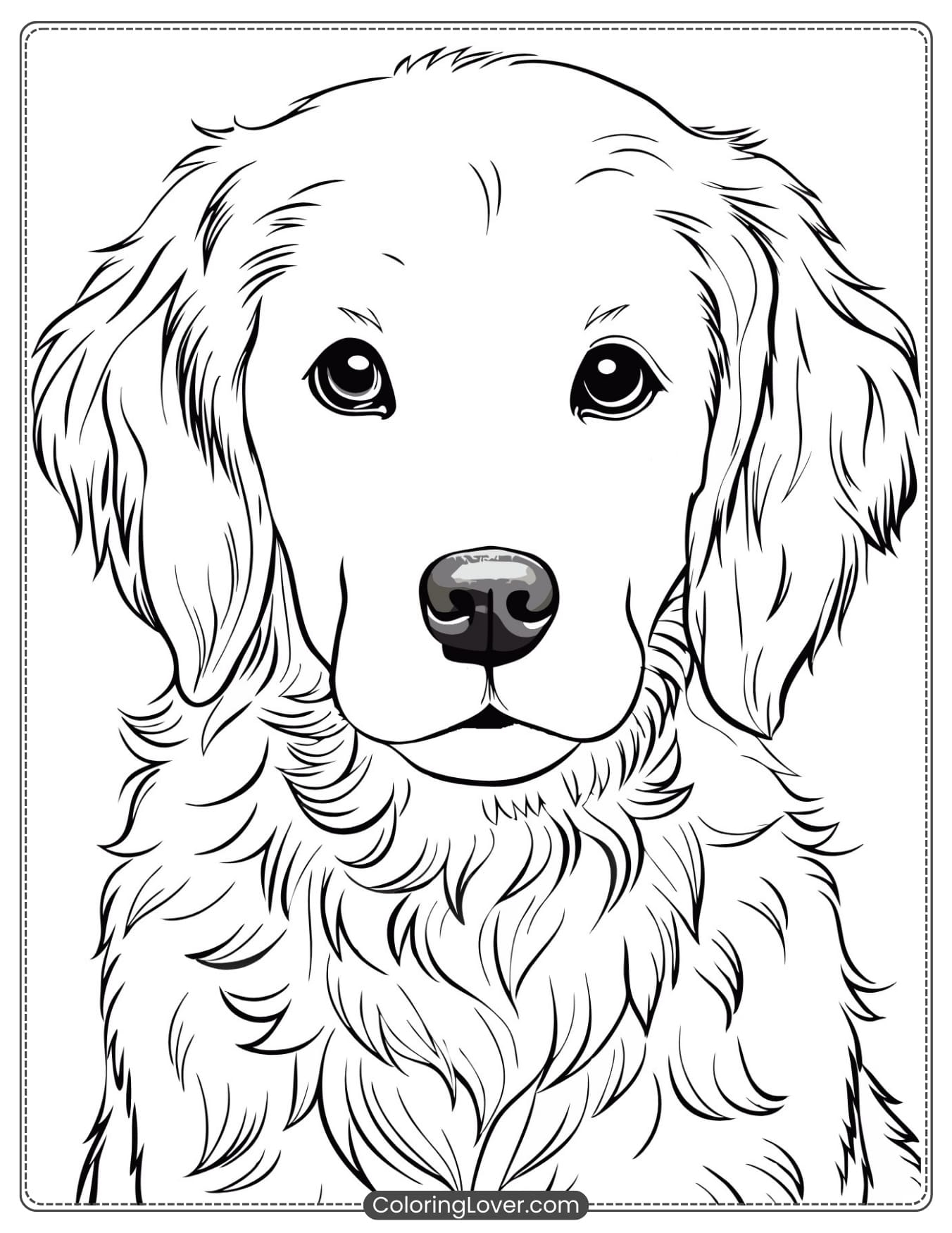 puppy coloring pages printable