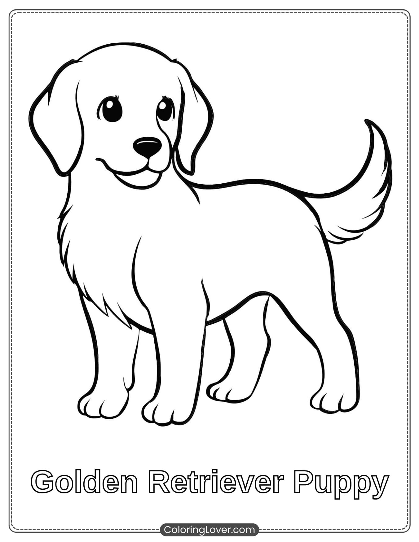 cute dog coloring pages
