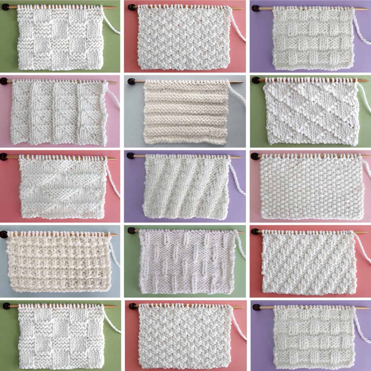 52 Knit Stitch Patterns For Beginning Knitters Studio Knit