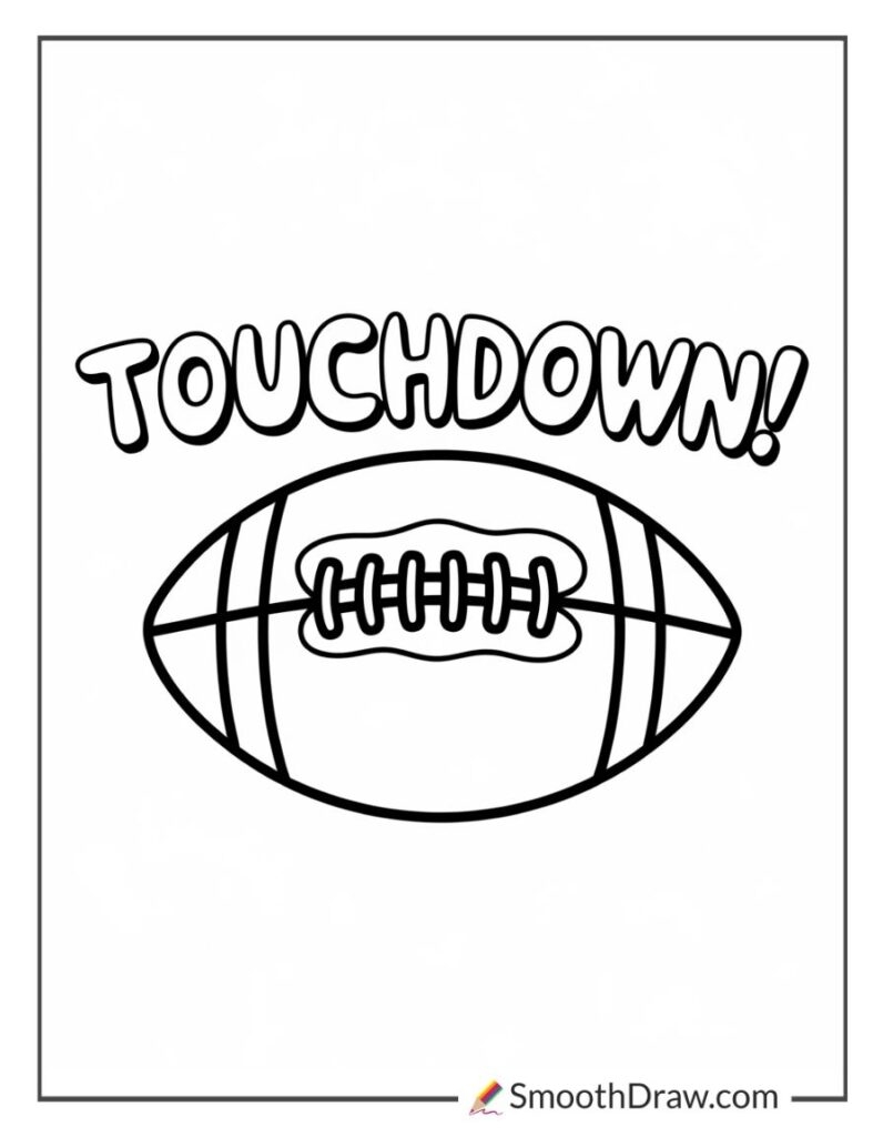 53 Football Coloring Pages Smooth Draw 53 Football Coloring Pages Smooth Draw