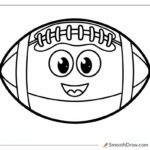 53 Football Coloring Pages Smooth Draw