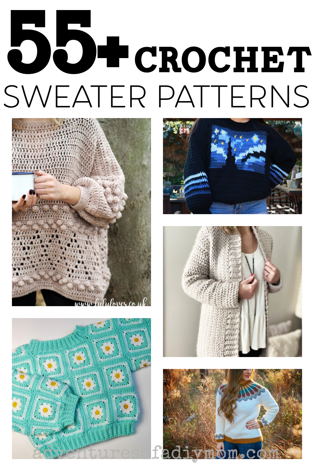 55 Crochet Sweater Patterns Adventures Of A DIY Mom