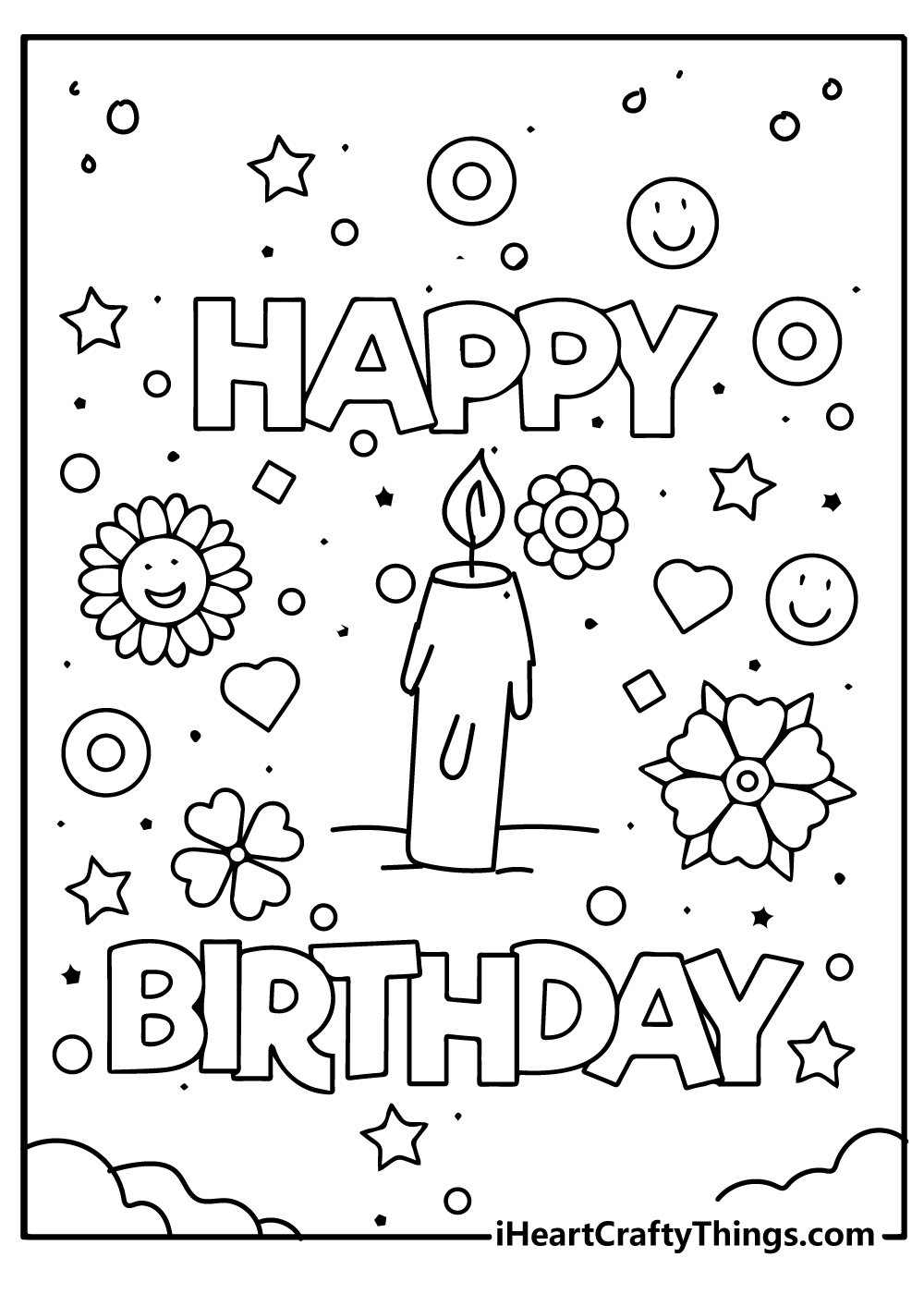 56 Happy Birthday Coloring Pages Cards 100 Free 56 Happy Birthday Coloring Pages Cards 100 Free