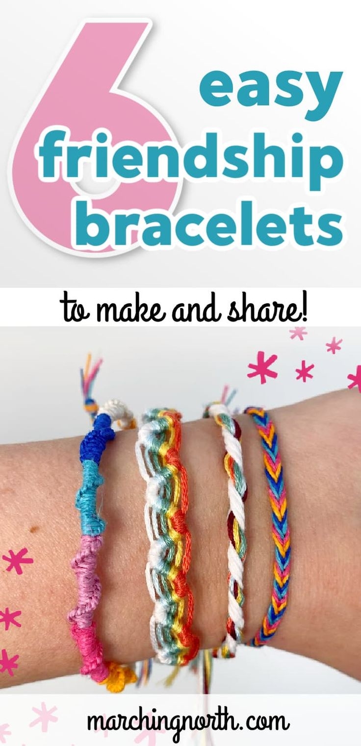 6 Easy Friendship Bracelet Patterns Tutorials Videos 6 Easy Friendship Bracelet Patterns Tutorials Videos