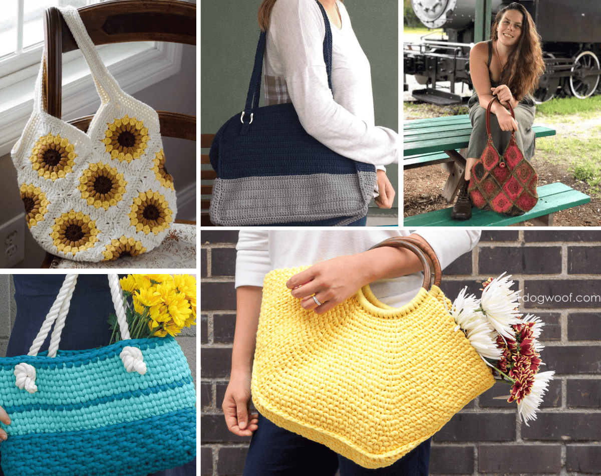 60 Spectacular Crochet Bag Patterns You ll Love Making