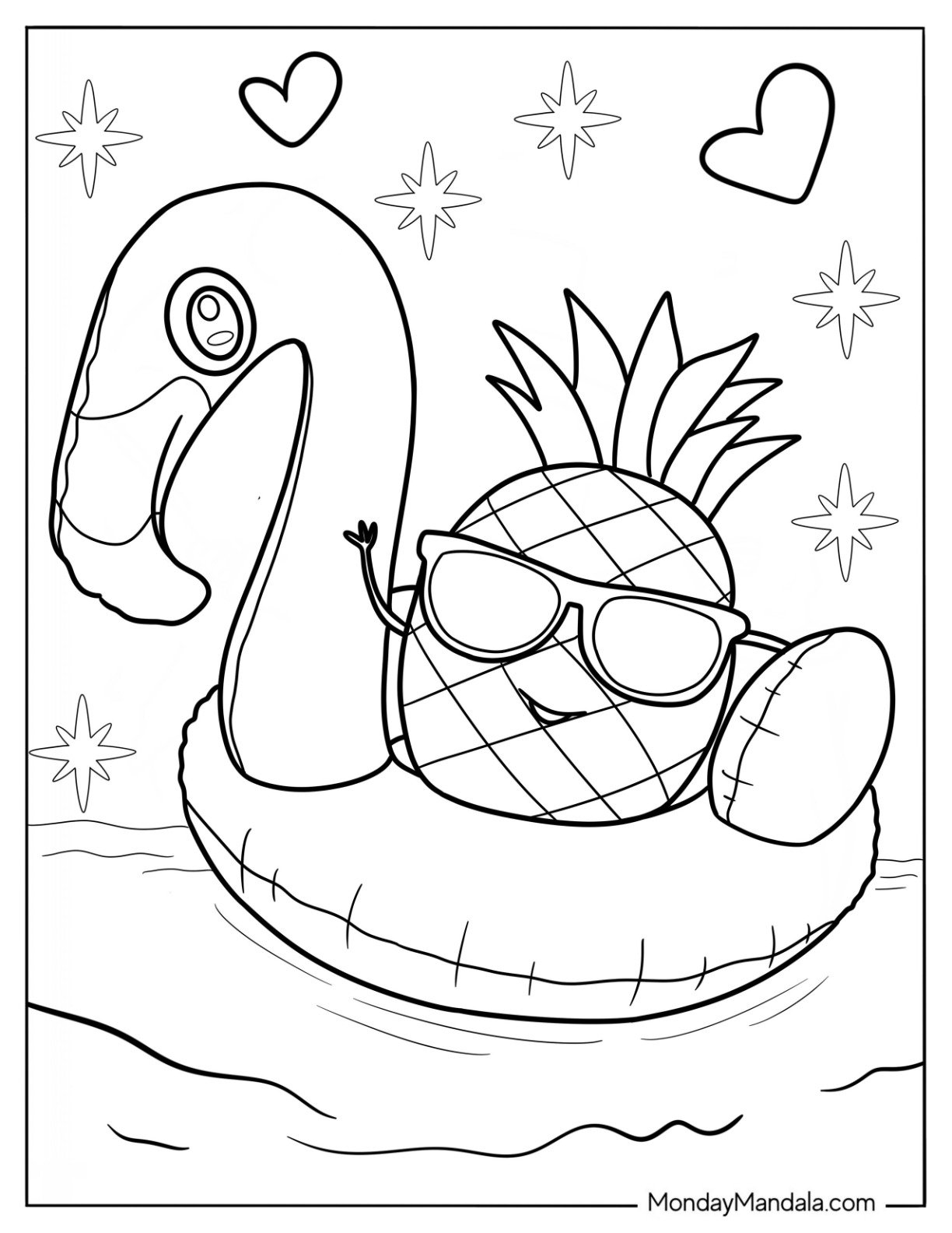 summer coloring pages printable summer coloring pages printable