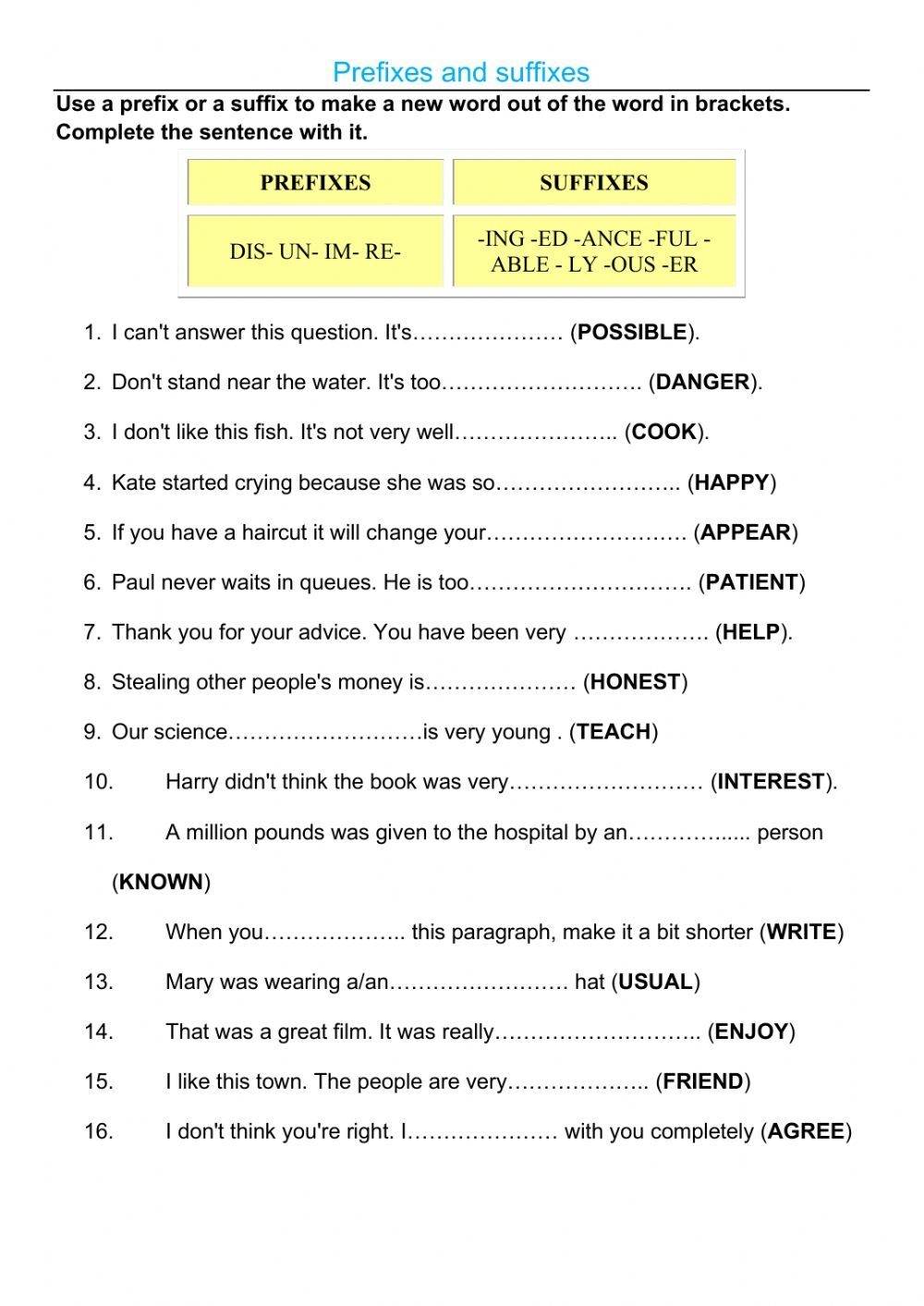 7 Prefixes And Suffixes Ideas Prefixes And Suffixes Prefixes Suffixes Worksheets