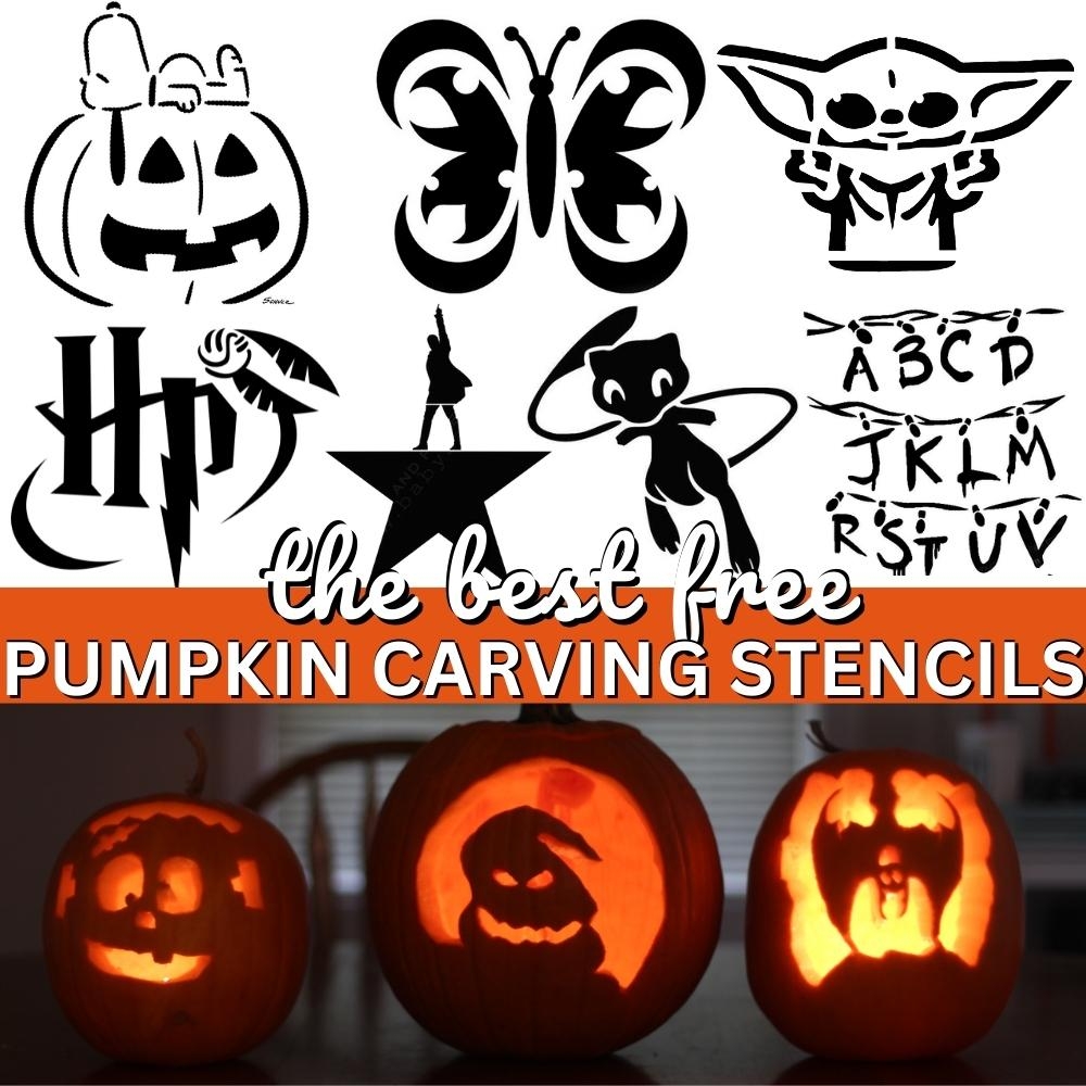 700 Free Pumpkin Carving Stencils And Printable Templates