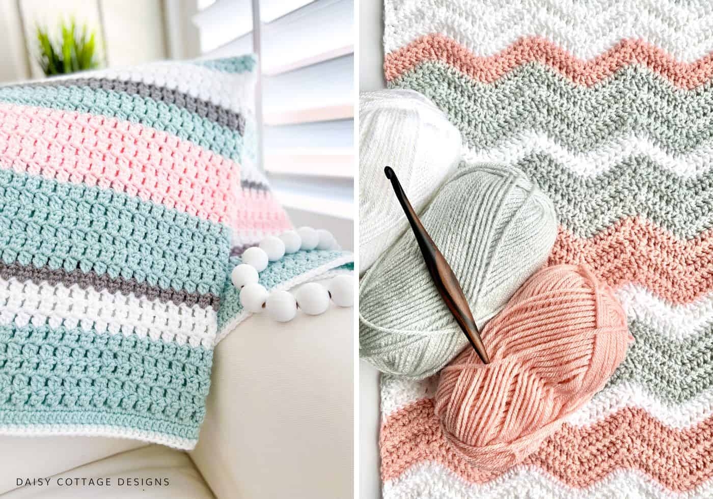 9 Easy Crochet Blanket Patterns Perfect For Beginners 9 Easy Crochet Blanket Patterns Perfect For Beginners