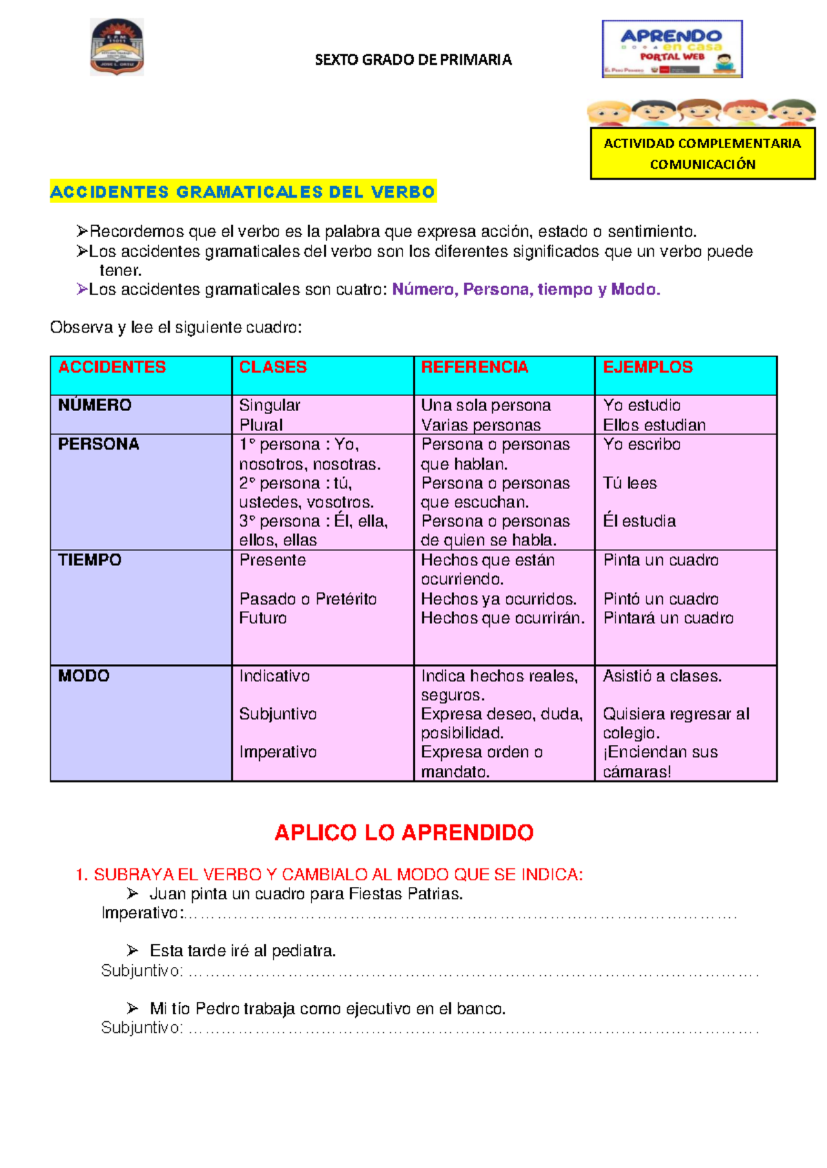 Accidentes Gramaticales Del Verbo Clases Y Ejemplos Studocu Accidentes Gramaticales Del Verbo Clases Y Ejemplos Studocu