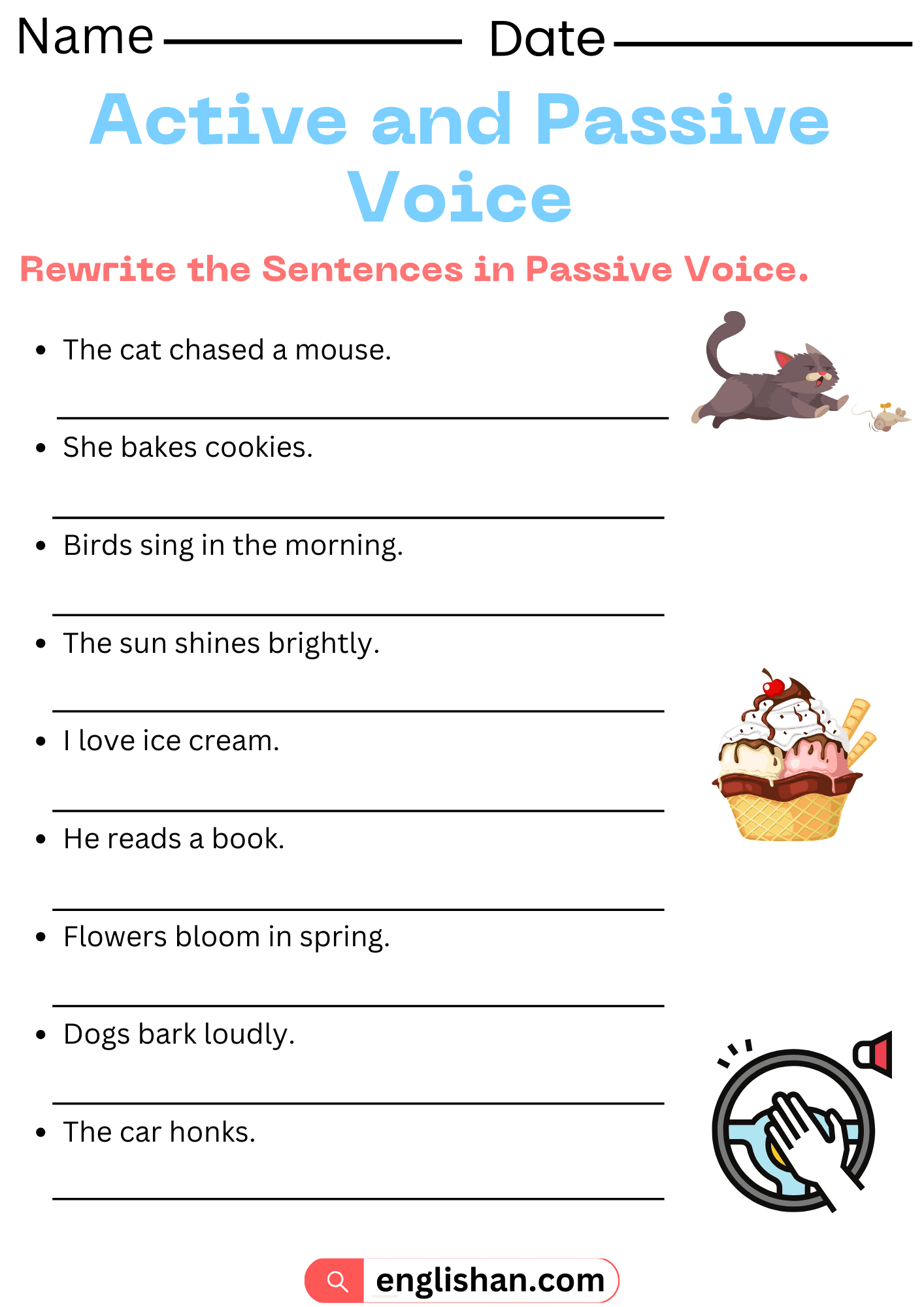 Active And Passive Voice Worksheets With Answers In English Worksheets Library Active And Passive Voice Worksheets With Answers In English Worksheets Library