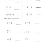 Add Subtract Multiply Or Divide Fractions Worksheet Live Worksheets Library