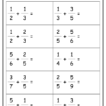 Adding Fractions With Unlike Denominators Worksheet Digital 1 Teacher Made Resources